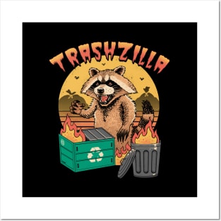 Trashzilla Posters and Art